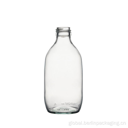 Clear Glass Beverage Bottles with Caps 100ml Coffee Juice Glass Bottle Manufactory